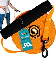 Total Pet Training Lead for Dogs, Waterproof Biothane Long Line for Recall & Obedience Training - Extra Long Dog Lead - Suitable for all Sized Dogs (10m)