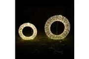 Micro LED Light Wreath Double Sided For Christmas Decoration