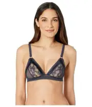 NWT!! Stella McCartney STEPHANIE CHERISHING SOFT CUP - Triangle Bra Navy Size L