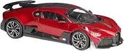 Scale Finished Model Car 1:18 for Bugatti Divo Car Alloy Die-cast Metal Miniature Finished Model Hobby Collectibles Miniature Replica Car(Red)
