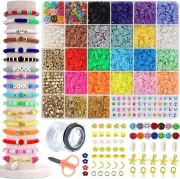 20 Colours 5300pcs Clay Beads Bracelet Making Kit Smiley Face Jewelry Making Kit