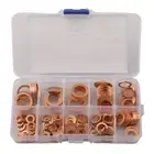 9 Size Copper Washer Assortment 188pcs for Automotive and Appliance Repairs