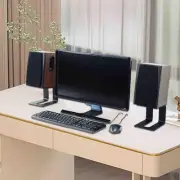 2Pcs Tabletop Speaker Stands Portable Small Speaker Racks for Bedroom Office