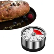 60 Minutes Countdown Kitchen Timer Visual Timer With Magnetic Base-White