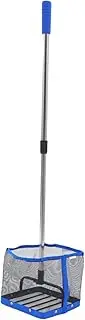 Table Tennis Ball Picker Pick up Net Bag Golf Ball Picker Pickle Golf Ball Stamper Tennis Basket Portable Collector Tennis Bag Tennis Balls Telescopic Rod Ball Picker Blue Nylon