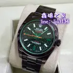 ROLEX 勞力士 116400GV 陶瓷電鍍黑 綠玻璃 V字頭 FB搜尋 個人藏錶 臺南二手錶