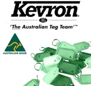 Original Kevron KEY TAG Bulk Lot ( x50 Tags ) GREEN Color