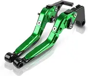 Clutch Brake Lever for Kawasaki NINJA250R Ninja 250R 2008-2012 2011 Motorcycle Aluminum Adjustable Brake Clutch Levers Handlebar Hand Grips Ends(15)