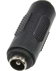 kenable 5.5 x 2.1mm DC Power Coupler Female to Female Gender Changer Adapter