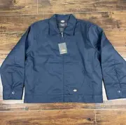 Dickies Men's TJ15 Insulated Lined Quilted Eisenhower Zip Up Work Jacket Sz XL