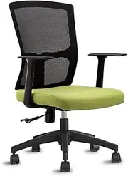 Stable Intelligent Support Office Chair，Mesh Simple Swivel Lift Desk Chair，360° Rotation Computer Chair，17° Light Back Recline Function Mobile