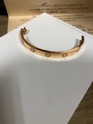 Cartier love 手環