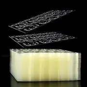 [Laza] 1200 Pcs Breathable Adhesive Tabs Fake Nail Glue Sticker 50 Sheets Super Sticky Double Sided Tips (Germany Jelly Gel) Flexible for Acrylic False Nails Manicure Tape