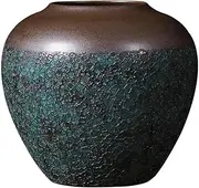 Vase Chinese Ceramic Vase Gift Living Room Coffee Table Home Study Bedroom Decoration Flower Arrangement Countertop Vase Decorative Flower Vase -A:High 17 cm