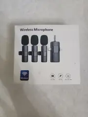 3 in 1 Wireless Lavalier Microphone for iPhone iPad Android, Cordless....