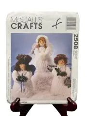mccalls craft 14 in chenille angel’s sewing pattern 2508 uncut