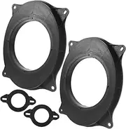 WEKADRIN 1 Pair Car Speaker Spacer Adapter Ring Durable Speaker Gasket for Enhanced Replacement Easy Fit for Front Door Upgrades