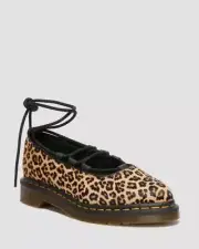 NIB*Womens*Dr. Martens*Elphie II Ballet Flat**6-10*Light Tan Leopard*Doc Martens