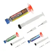 Solder Paste And Needle No-clean 138/183/217°C Eco-friendly Silver Solder Paste