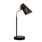 PERFO DESK LAMP BLACK & BRASS DESK LAMP