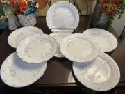 Set of FOUR Corelle "English Meadow" Salad/bread Plates 7.25" (2 Sets Available)