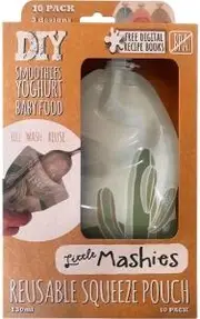 Little Mashies Reusable Squeeze Pouch Boho 10x130ml