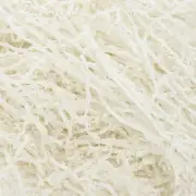 1 LB Crinkle Cut Paper, Shred Packing Grass Cushion Paper Streamer Cream White