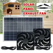 Solar Panel Fan 10W for Outdoor Use in RVs and Camping Efficient Airflow