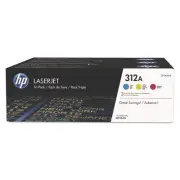 HP Inc. HP 312A (CF440A-M) 3-pk Cyan/Magenta/Yellow Original LaserJet Toner