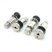 Stainless Steel Bolt-In Valve Stem (4 Pack) - 1.5" Long for Tires & Wheels
