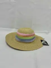 Girls' Paper Straw Floppy Hat Cat & Jack
