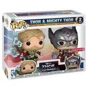 Funko POP! Marvel: Thor 4: Love and Thunder - Thor & Mighty Thor Toy Figures 16x21x9cm