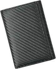 [WOFASHPURET] Elegant Carbon Fiber Wallet Men's Multi-layer Money Organizer Stylish Minimalist
