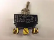 2 DPDT ON-(ON) MomentaryToggle Switchs. **New** 125V 15 Amp
