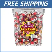 Atomic Fireball Cinnamon Flavor, Intense 240 Piece Candy Pack - Sweet Adventure