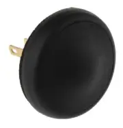Apem PUSH BUTTON SWITCH 400mA Momentary SPST, Solder, Tab Terminal, Round BLACK