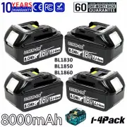 18V 8.0Ah 9.0Ah 12.0Ah Battery for Makita BL1830 BL1850 BL1860 LITHIUM BATTERY