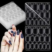 Autocollants à Ongle Double Face - Appuyez Sur Les Onglets Adhésifs Pour Ongles | Double Face Onglets Adhésifs Transparents Pour Ongles Autocollants Collants Ongles à Base De Colle Gelée Manucure Mais