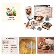 Swedish Rosettes Cooking Set - Funnel Cake Maker with Traditional Waffle Iron...