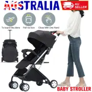 Baby Stroller Travel Pram Push Chair Kids Jogger Buggy Trolley With Seat Belt