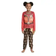 Girls Marvel Okoye 2pc Fantasy Union Suit Red Size XS