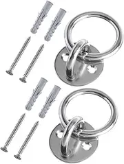 GETAJGHSD Swivel Clips Pull up Rings Swing Ahnger Truck Bed Tie Down Anchors Gymnastics Rings for Heavy Bag Stand Heavy Bag Wall Mount Resistance Bands Anchor Wall Mount Workout Anchor
