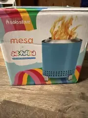 NEW IN BOX Solo Stove Mesa LIMITED EDITION Jet Puffed Blue Smokeless Fire Pit