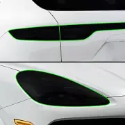 Fits Porsche Cayenne 2019-2023 Tail Light Precut Smoked PPF Tint Headlight Film (for: Porsche)