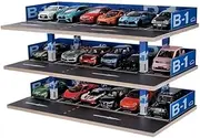 Alloy Car Model Toy Display Stand 1:32 Alloy car Simulation Parking lot Model Toy car Model Scene Parking Garage Multi-Layer Assembly Display Stand Car Garage Protection Collectibles(Three Floors)