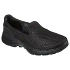 Womens Skechers Go Walk 6 - Big Splash Black/Black Walking Shoes