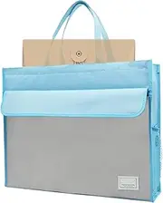 [Generic] File Business Briefcase Pouch - Tote Document Pouch File Bag with Handle,Lightweight File Tote for Notebooks, Pens, Magazines, Tickets, News