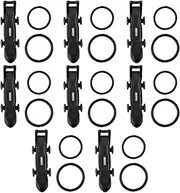 BEALIFE 8pcs Magnetic Lure Hook Keeper With Rubber Rings For Extra Security 2025 New Magnets Fishing Hook Holder ABS Ants Traps
