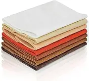 21 PCS A4 Craft Felt Fabric Sheets, 20 x 30cm 7 Assorted Brown Series Colors Felt Sheet Set for DIY Craftwork Sewing Needle Felting Patchwork Embroidery, Solid Color Felt Packs for Art Crafting