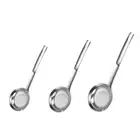 Stainless Steel Skimmer Spoon Fine Mesh Sieve Scoop Heat Resistant for Pots Pans